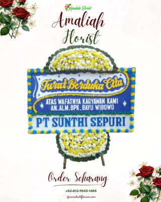 Papan Bunga Duka di Trienggadeng