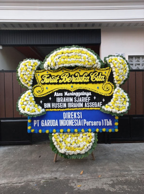 Papan Bunga Duka di Trienggadeng